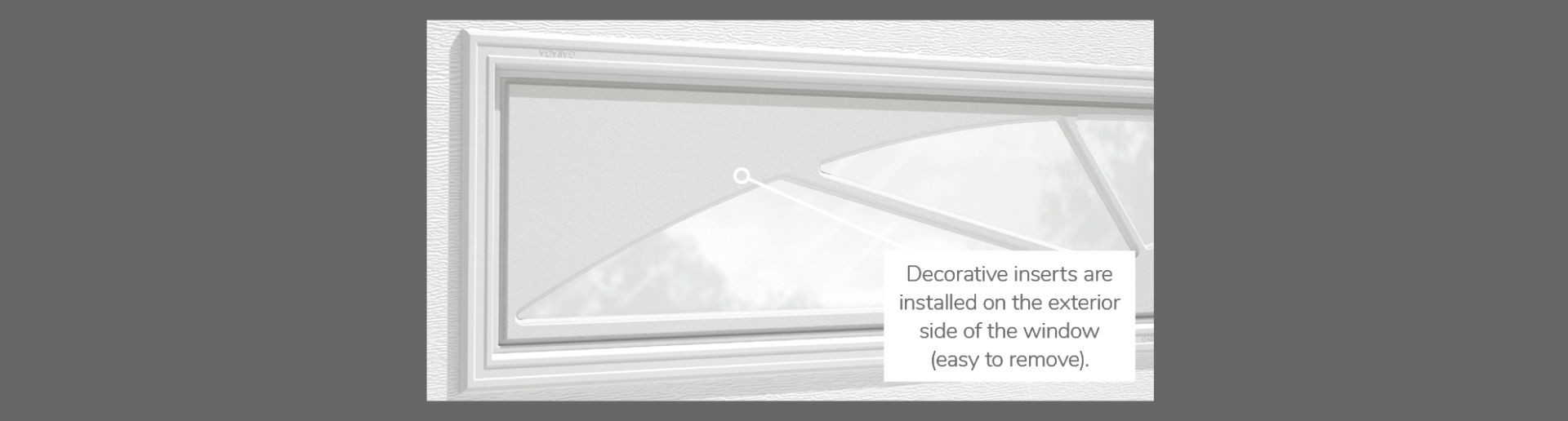 Williamsburg Decorative Insert, 40" x 13", available for door R-16
